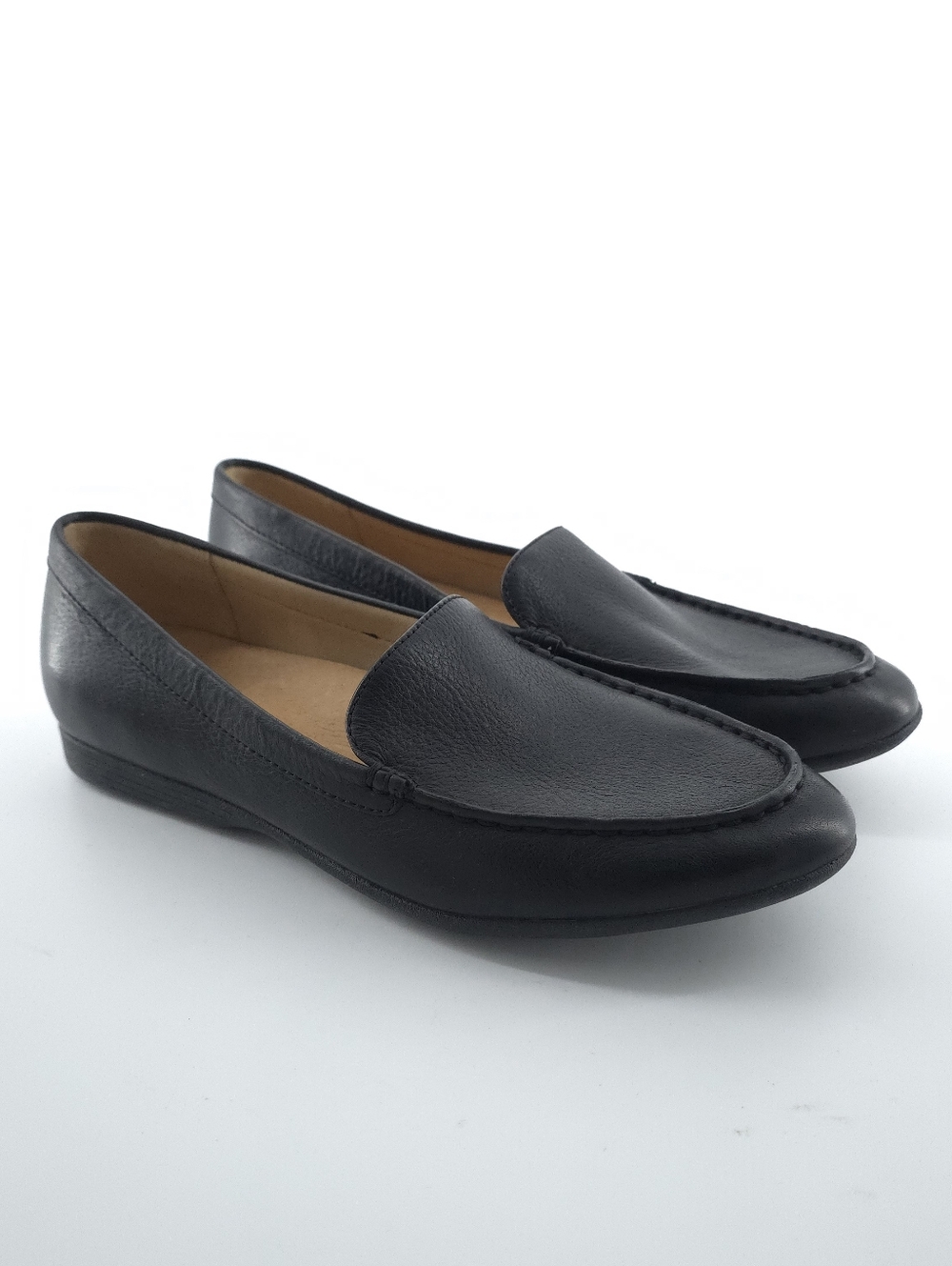 Dansko Womens Lorri Loafer Size 8.5-9 Black Tumbled Leather Flats Comfort Shoes